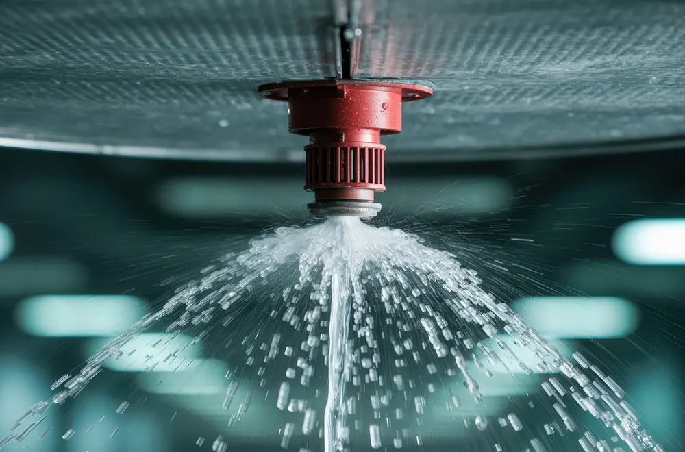 sprinkler-malfunction a water sprinkler malfunctioning