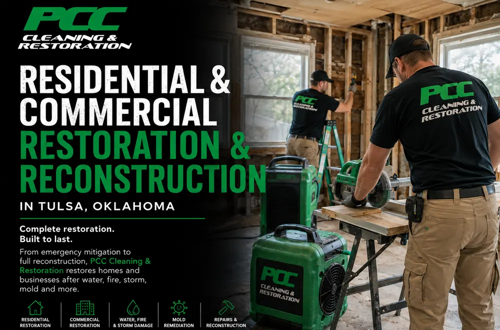 Residential & Commercial Restoration and Reconstruction in Tulsa, Oklahoma