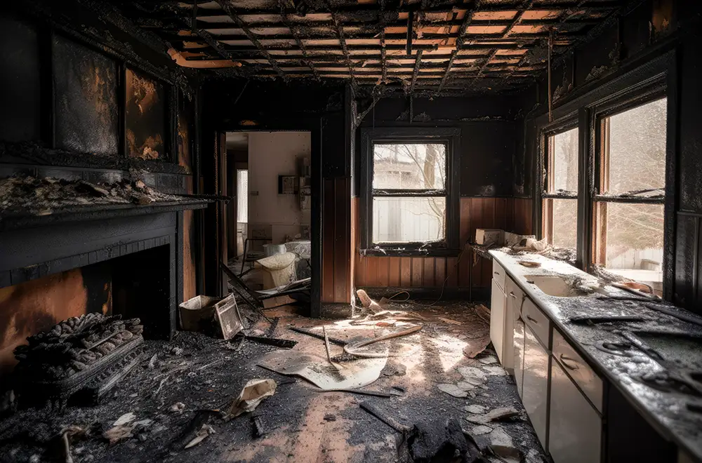 a-burnt-house a burnt down house