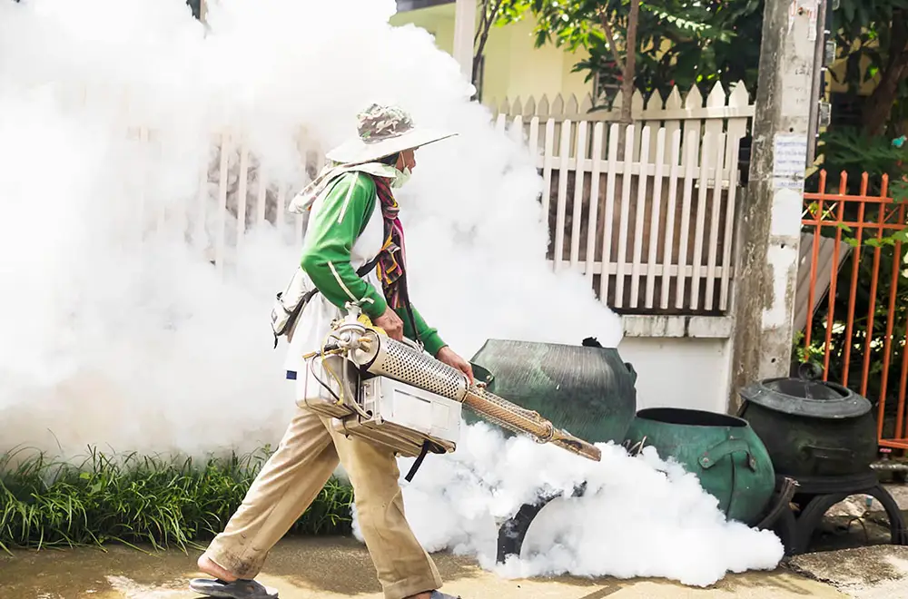 worker smoking