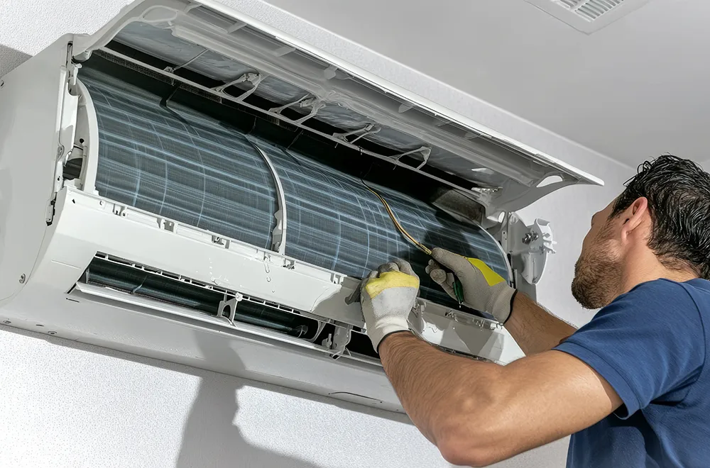 draining hvac
