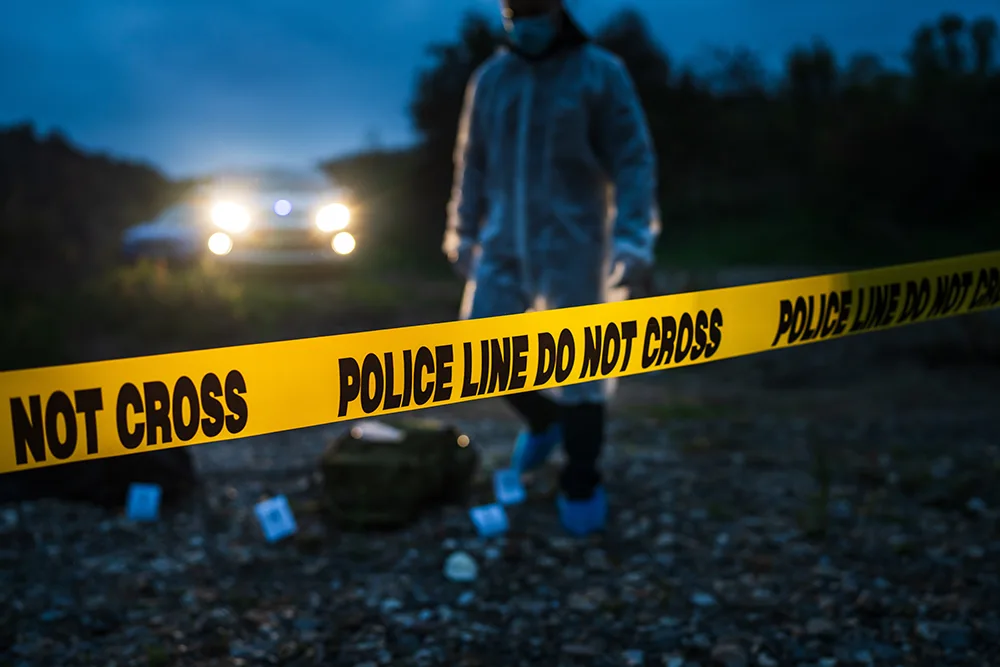 an image of a crime scene