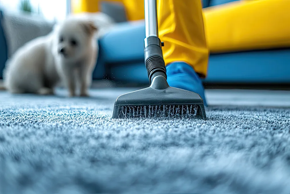 removing odor from a carpet
